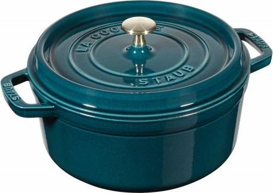 Staub 'La Mer' New Classic Braadpan - 26 CM - Blauw 8 Staub 'La Mer' New Classic Braadpan - 26 CM - Blauw - Afbeelding 6