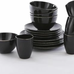 Mica Decorations Tabo Serviesset 4 Persoons - Zwart -WMF Shop 550x391