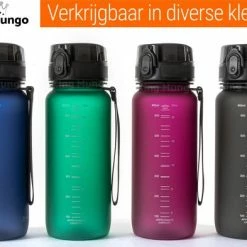 Drinkfles 650ml - Sport Bidon Drinkbus Luxe Hoge Kwaliteit - Groen - King Mungo -WMF Shop 550x393