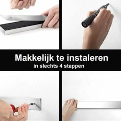 Paudin Premium Hygiënische Magneetstrip - Extra Lange 45 Centimeter Magnetische Messenhouder - Messenblok - Messenstrip- Black Friday - Sint En Kerst -WMF Shop 550x400 4