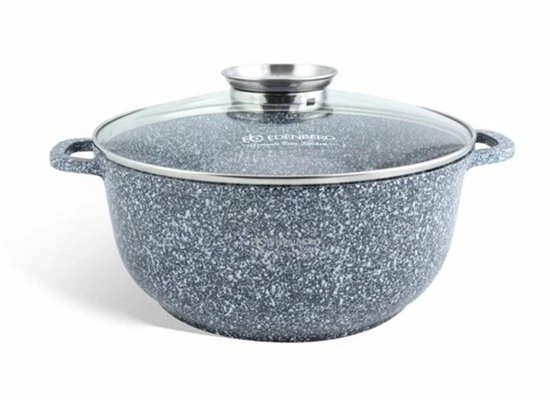 EDENBERG Edënbërg Stonetec Line - 6-delige Luxe Pannenset Van Gesmeed Aluminium 8 EDENBERG Edënbërg Stonetec Line - 6-delige Luxe Pannenset Van Gesmeed Aluminium - Afbeelding 6