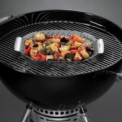 Weber Grillkorf - Groot Model - Roestvrij Staal -WMF Shop 550x404 2