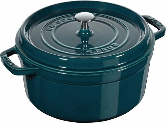 Staub 'La Mer' New Classic Braadpan - 26 CM - Blauw 3 Staub 'La Mer' New Classic Braadpan - 26 CM - Blauw