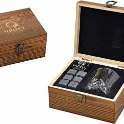 HomeShopXL Luxe Whiskey Glas Cadeauset - Whisky Stones Set - Complete Whiskey Stenen - Cadeau Voor Man - Kado Set - Geschenkset Mannen - Vaderdag -WMF Shop 550x409 1