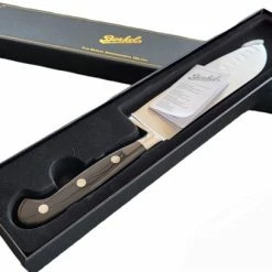 Berkel Santoku Knife 18cm Zwart Koksmes Professioneel Keukenmes