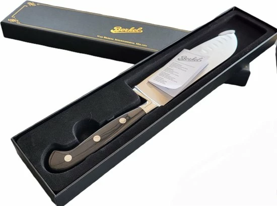 Berkel Santoku Knife 18cm Zwart Koksmes Professioneel Keukenmes 3 Berkel Santoku Knife 18cm Zwart Koksmes Professioneel Keukenmes
