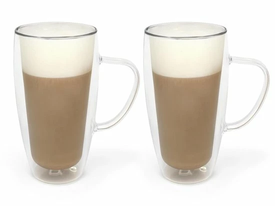 Bredemeijer - Dubbelwandig Glas Cappuccino/latte M. 400ml (set Van Twee Stuks) 7 Bredemeijer - Dubbelwandig Glas Cappuccino/latte M. 400ml (set Van Twee Stuks) - Afbeelding 5