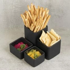 Gusta® Gusta - Tapasschaaltjes - Sausschaaltje - Serveren - Zwart - Set 4 Stuks -WMF Shop 550x412 49