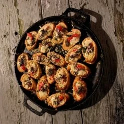 Valhal Outdoor Skillet / Plancha / Koekenpan - Gietijzer - Diameter 35cm, Twee Handvatten, VH35F -WMF Shop 550x412 62