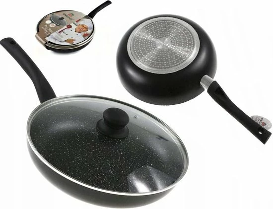 Kinghoff Koekenpan KH-3956 - Ø22 Cm - Met Deksel 3 Kinghoff Koekenpan KH-3956 - Ø22 Cm - Met Deksel