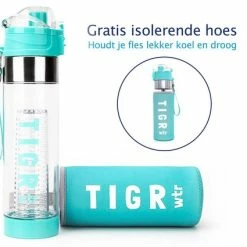 TIGR The Infuser - Drinkfles Met Fruitfilter - 100% BPA Vrij - 700ML – Blauw -WMF Shop 550x425 9
