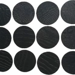 Leren Onderzetters Zwart Met Croco Structuur Set Van 12 Stuks - De Riemenspecialist Cadeau Tip! 7 Leren Onderzetters Zwart Met Croco Structuur Set Van 12 Stuks - De Riemenspecialist Cadeau Tip! -WMF Shop 550x429