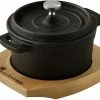 Bergner Masterpro - Mini Stoofpan - Met Serveerplank - Gietijzer -WMF Shop 550x433 1