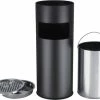 SONGMICS Staande Asbak Met Afvalbak - Sigarettenbak - Buitenasbak Met Prullenbak - Peukenpaal 1 SONGMICS Staande Asbak Met Afvalbak - Sigarettenbak - Buitenasbak Met Prullenbak - Peukenpaal -WMF Shop 550x436 1