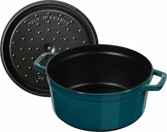 Staub 'La Mer' New Classic Braadpan - 26 CM - Blauw 7 Staub 'La Mer' New Classic Braadpan - 26 CM - Blauw - Afbeelding 5