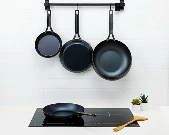 BK Black Steel Wokarang - Wokpan - Ø 30 Cm - Inductie 12 BK Black Steel Wokarang - Wokpan - Ø 30 Cm - Inductie - Afbeelding 10