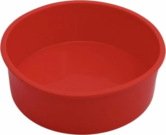 WiseGoods Ronde Taartvorm - Siliconen Cakevorm - Siliconen Bakvorm - Taarten Bakken - Rond - Ø 15.5 Cm - Rood 3 WiseGoods Ronde Taartvorm - Siliconen Cakevorm - Siliconen Bakvorm - Taarten Bakken - Rond - Ø 15.5 Cm - Rood