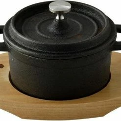 Bergner Masterpro - Mini Stoofpan - Met Serveerplank - Gietijzer -WMF Shop 550x455 4