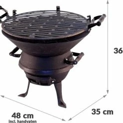 THM Potkachel Houtskoolbarbecue - 35 Cm - Gietijzer -WMF Shop 550x458 1