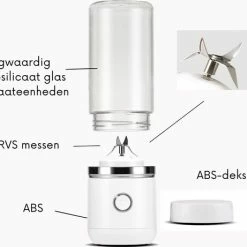 Blend In - Blender To Go - Smoothie Maker - Oplaadbare Mini Blender - Smoothies & Shakes - Draadloos & Draagbaar - Fruit Mixer - USB Oplaadbaar - 350ML - Roze 18 Blend In - Blender To Go - Smoothie Maker - Oplaadbare Mini Blender - Smoothies & Shakes - Draadloos & Draagbaar - Fruit Mixer - USB Oplaadbaar - 350ML - Roze -WMF Shop 550x461 4