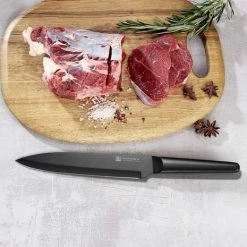 PAUDIN RC3 Professioneel RVS Keramisch Gecoat Vleesmes 20 Cm - Vlijmscherp Keukenmes Gemaakt Van Hoogwaardig Roestvast Duits Carbonstaal - Zwarte Non-Stick Keramische Coating - Extra Hygiënisch -WMF Shop 550x465 4