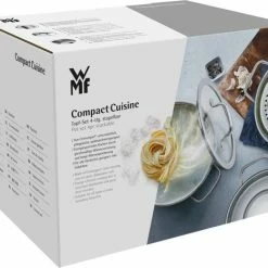 WMF Compact Cuisine Pannenset 4-delig - Kookpannen, Stoominzet, Mengkom -WMF Shop 550x468