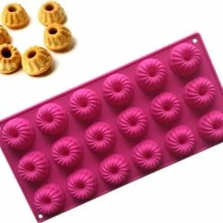 ProductGoods - Mini Tulband Vorm - Siliconen - 18 Stuks- Chocoladevorm - Cakevorm - Bakvorm || -WMF Shop 550x475 4