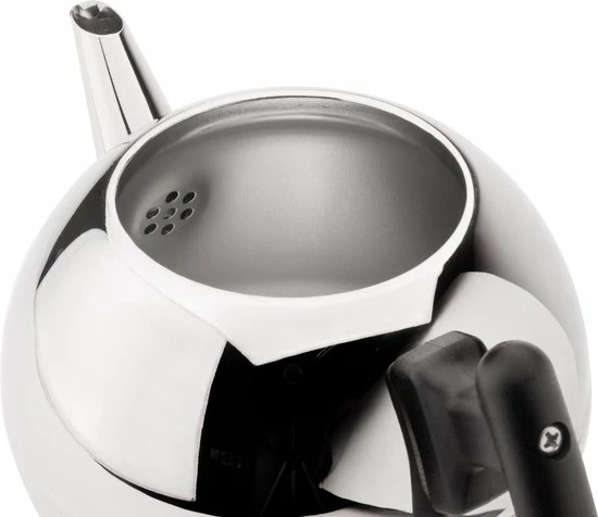 Bredemeijer - Theepot Bella Ronde 1,2L Vlakke Bodem Zwart Beslag- Dubbelwandig 5 Bredemeijer - Theepot Bella Ronde 1,2L Vlakke Bodem Zwart Beslag- Dubbelwandig - Afbeelding 3