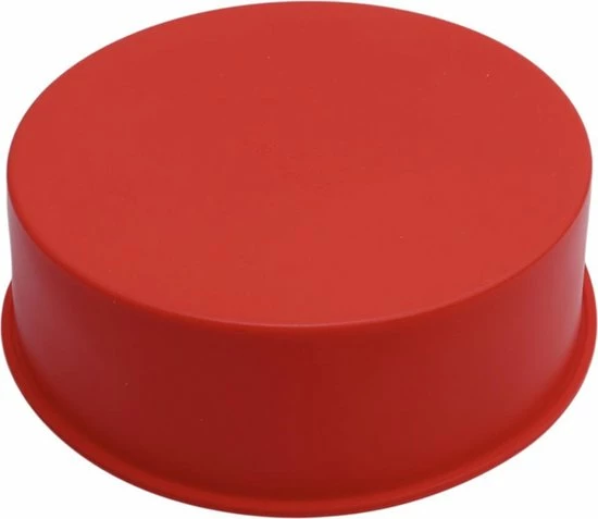 WiseGoods Ronde Taartvorm - Siliconen Cakevorm - Siliconen Bakvorm - Taarten Bakken - Rond - Ø 15.5 Cm - Rood 4 WiseGoods Ronde Taartvorm - Siliconen Cakevorm - Siliconen Bakvorm - Taarten Bakken - Rond - Ø 15.5 Cm - Rood - Afbeelding 2