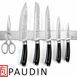 Paudin Premium Hygiënische Magneetstrip - Extra Lange 45 Centimeter Magnetische Messenhouder - Messenblok - Messenstrip- Black Friday - Sint En Kerst