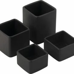 Gusta® Gusta - Tapasschaaltjes - Sausschaaltje - Serveren - Zwart - Set 4 Stuks
