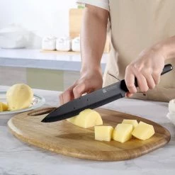 PAUDIN RC3 Professioneel RVS Keramisch Gecoat Vleesmes 20 Cm - Vlijmscherp Keukenmes Gemaakt Van Hoogwaardig Roestvast Duits Carbonstaal - Zwarte Non-Stick Keramische Coating - Extra Hygiënisch -WMF Shop 550x490 4