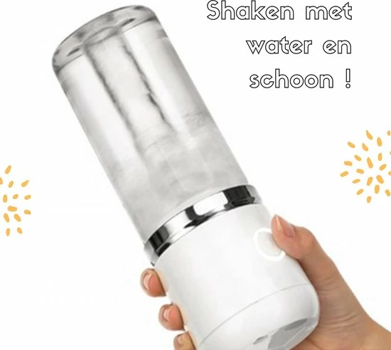 Blend In - Blender To Go - Smoothie Maker - Oplaadbare Mini Blender - Smoothies & Shakes - Draadloos & Draagbaar - Fruit Mixer - USB Oplaadbaar - 350ML - Roze 8 Blend In - Blender To Go - Smoothie Maker - Oplaadbare Mini Blender - Smoothies & Shakes - Draadloos & Draagbaar - Fruit Mixer - USB Oplaadbaar - 350ML - Roze - Afbeelding 6