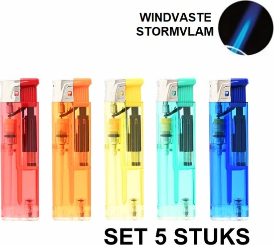 Atomic Stormaanstekers Navulbaar - Voordeelset Van 5 Stuks 3 Atomic Stormaanstekers Navulbaar - Voordeelset Van 5 Stuks