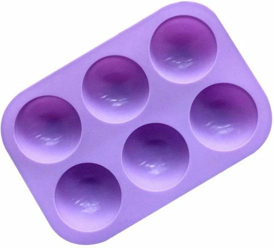 BukkitBow - Siliconen Bakvorm 6 Halve Bollen - Brownies/Cupcakevorm/cakevorm/ Bak&Pan Decoraties 7 BukkitBow - Siliconen Bakvorm 6 Halve Bollen - Brownies/Cupcakevorm/cakevorm/ Bak&Pan Decoraties - Afbeelding 5