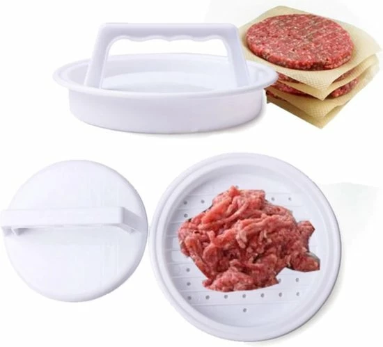Merkloos Hamburgerpers - Hamburgermaker - BPA Vrij - BBQ Accesoires - Burger Press - Burger Smasher 4 Merkloos Hamburgerpers - Hamburgermaker - BPA Vrij - BBQ Accesoires - Burger Press - Burger Smasher - Afbeelding 2