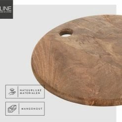 J-Line Snijplank Hout - Ronde Snijplank – Duurzaam Materiaal - 30x30x1.5 Cm – Mangohout 13 J-Line Snijplank Hout - Ronde Snijplank – Duurzaam Materiaal - 30x30x1.5 Cm – Mangohout -WMF Shop 550x501