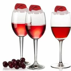 Ardran & Tookar Kerstmuts Glasversiering Glasmarker - 10 Stuks - Wijnglasdecoratie -WMF Shop 550x501 3