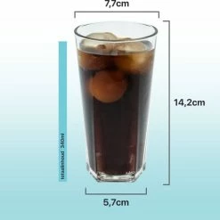 MyDrinkglass Plastic Longdrinkglazen Minneapolis | Plastic Longdrinkglazen | 2 Stuks | Plastic Glazen | Zero Waste | Herbruikbaar | Onbreekbaar Longdrinkglas | 340 Ml | -WMF Shop 550x503