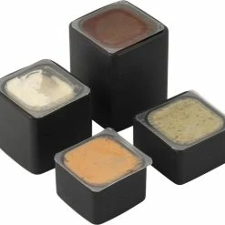 Gusta® Gusta - Tapasschaaltjes - Sausschaaltje - Serveren - Zwart - Set 4 Stuks -WMF Shop 550x505 4