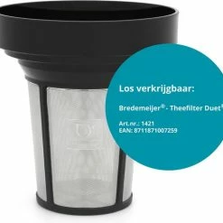 Bredemeijer - Theepot Bella Ronde 1,2L Vlakke Bodem Zwart Beslag- Dubbelwandig 22 Bredemeijer - Theepot Bella Ronde 1,2L Vlakke Bodem Zwart Beslag- Dubbelwandig -WMF Shop 550x509