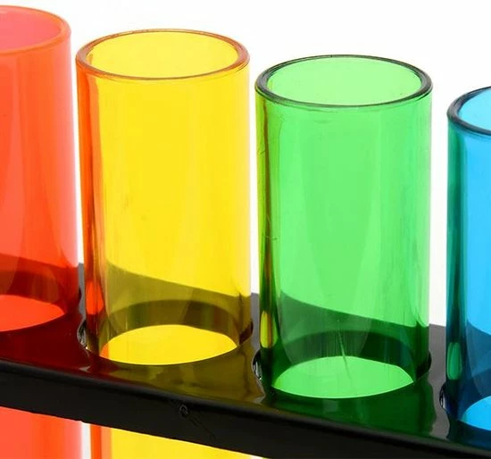 Bar Amigos - Reageerbuisjes – Shotglaasjes – Plastic – Met Rek 5 Bar Amigos - Reageerbuisjes – Shotglaasjes – Plastic – Met Rek - Afbeelding 3