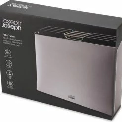 Joseph Joseph JosephJoseph - Folio - Steel - Snijplank - In Houder - Groot - Set Van 5 Stuks - Zilver -WMF Shop 550x516 4