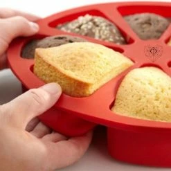 Diamondheart Diamond-Heart - Bakvorm - Taartvorm - 8 Losse Punten, Siliconen Bakvorm - Zeep - Cake - Brood