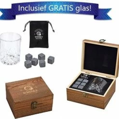 HomeShopXL Luxe Whiskey Glas Cadeauset - Whisky Stones Set - Complete Whiskey Stenen - Cadeau Voor Man - Kado Set - Geschenkset Mannen - Vaderdag -WMF Shop 550x525 1
