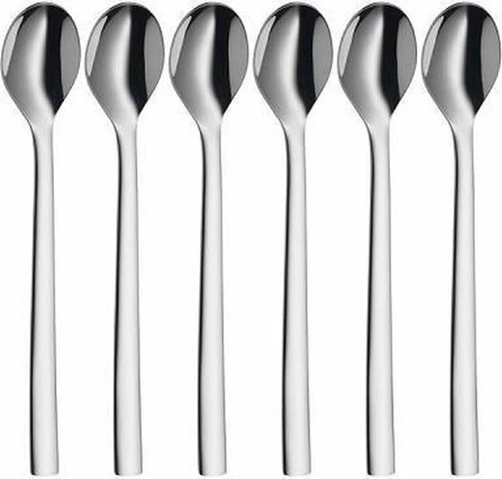 WMF Nuova Latte Macchiato Lepels - 6-delig - 19 Cm - RVS 8 WMF Nuova Latte Macchiato Lepels - 6-delig - 19 Cm - RVS - Afbeelding 6