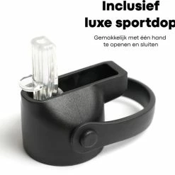 Vatten® Premium RVS Thermosfles - 500 Ml - Mat Zwart - Waterfles Met Rietje - Isoleerfles 12 Vatten® Premium RVS Thermosfles - 500 Ml - Mat Zwart - Waterfles Met Rietje - Isoleerfles -WMF Shop 550x527