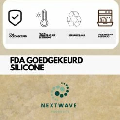 Nextwave Products - Airfryer Siliconen Bakje - Airfryer Accesoires - Ook Voor Airfryer XL En XXL - Bakvorm - 18 Cm - Bakpapier Alternatief - Afwasbaar - Grijs -WMF Shop 550x528 3