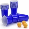 BeerCup Williams Blue Party Beer Pong - Drankspel - 50 X Party Bekers - 473 Ml - 3x Bal -WMF Shop 550x531
