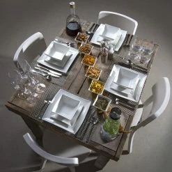 Maxwell & Williams East Meets West - Diep Bord - 22 X 22cm -WMF Shop 550x531 2